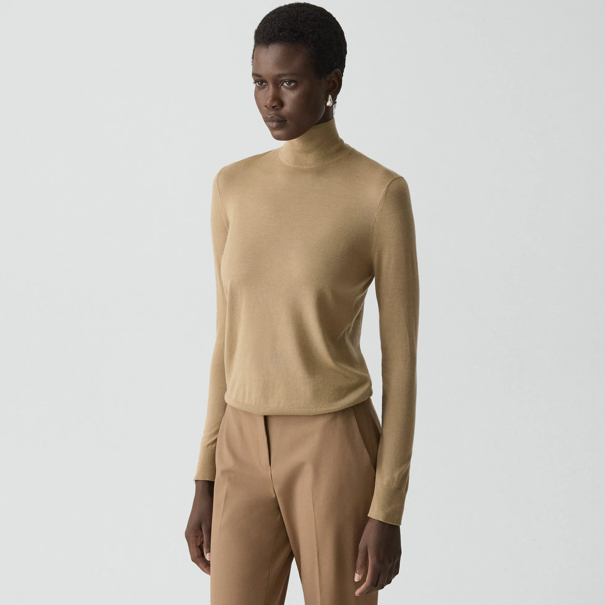 Turtleneck Sweater in Regal Wool