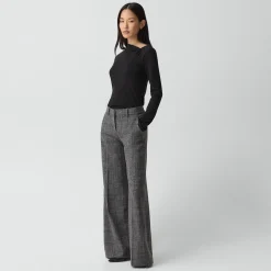 Twist Neck Top in Cotton Jersey