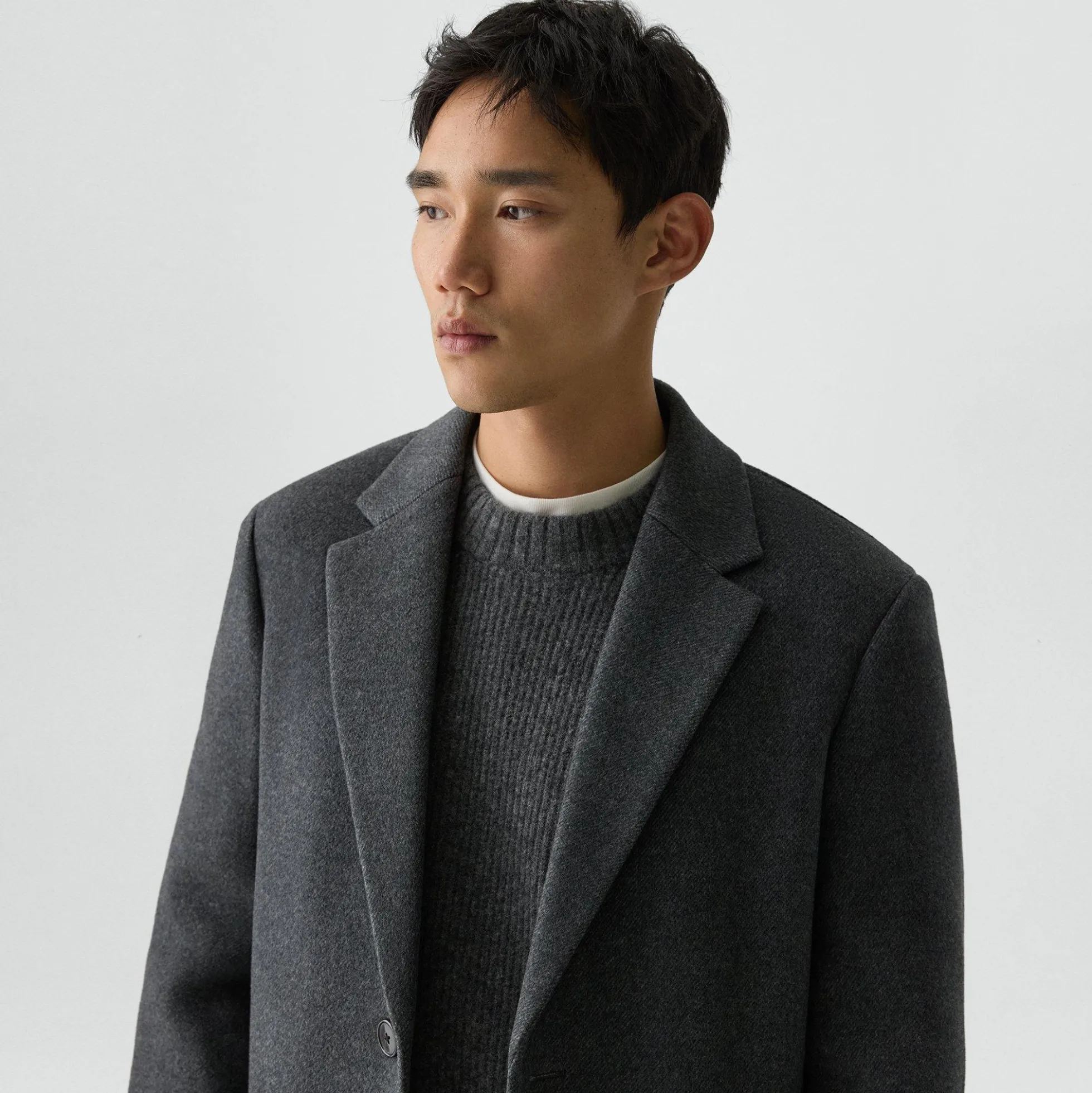 Two-Button Coat in Atelier Wool
