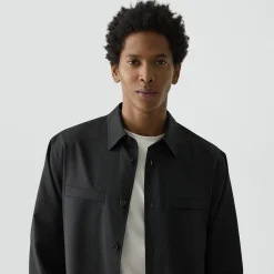 Utility Overshirt in Motion Wool