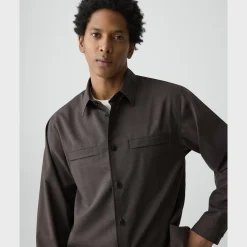 Utility Overshirt in Motion Wool