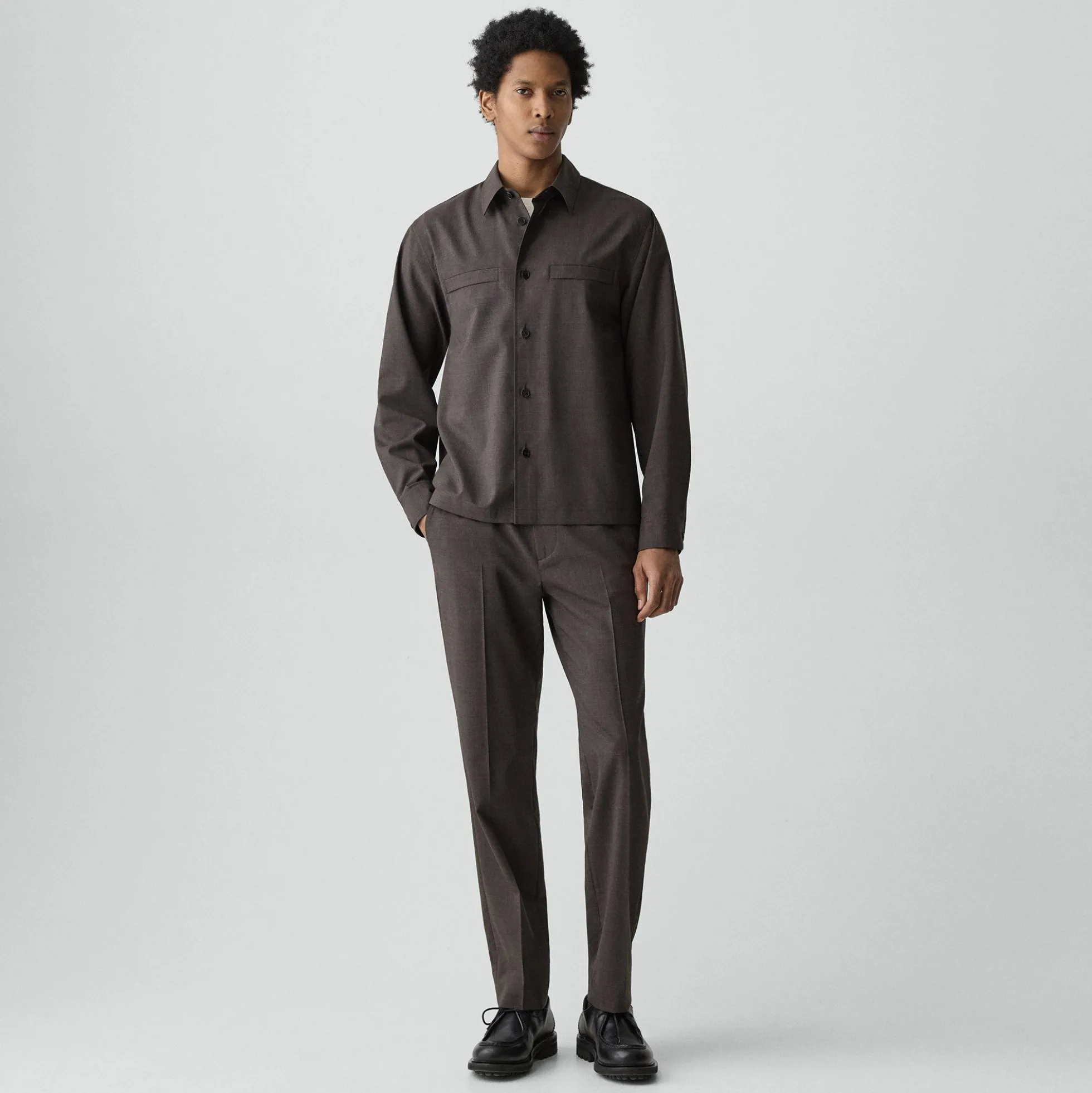 Utility Overshirt in Motion Wool
