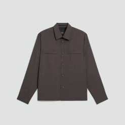 Utility Overshirt in Motion Wool