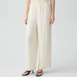 Vented Pull-On Pant in Washed Stripe