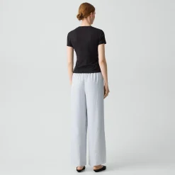 Vented Pull-On Pant in Washed Twill