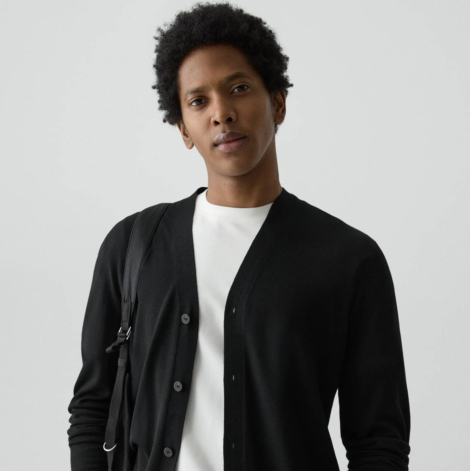 V-Neck Cardigan in Regal Wool