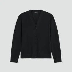 V-Neck Cardigan in Regal Wool