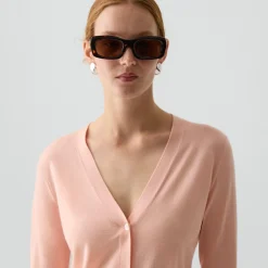 V-Neck Cardigan in Regal Wool