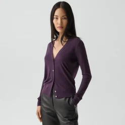 V-Neck Cardigan in Regal Wool