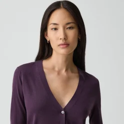 V-Neck Cardigan in Regal Wool