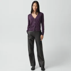 V-Neck Cardigan in Regal Wool