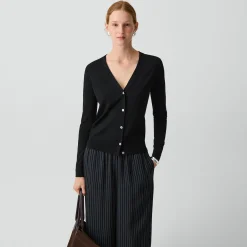 V-Neck Cardigan in Regal Wool