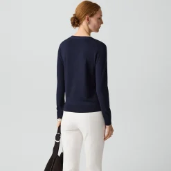 V-Neck Cardigan in Regal Wool