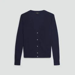V-Neck Cardigan in Regal Wool