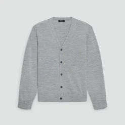 V-Neck Cardigan in Regal Wool