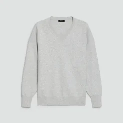 V-Neck Sweatshirt in Light Bilen