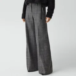 Wide-Leg Pant in Malfile Wool