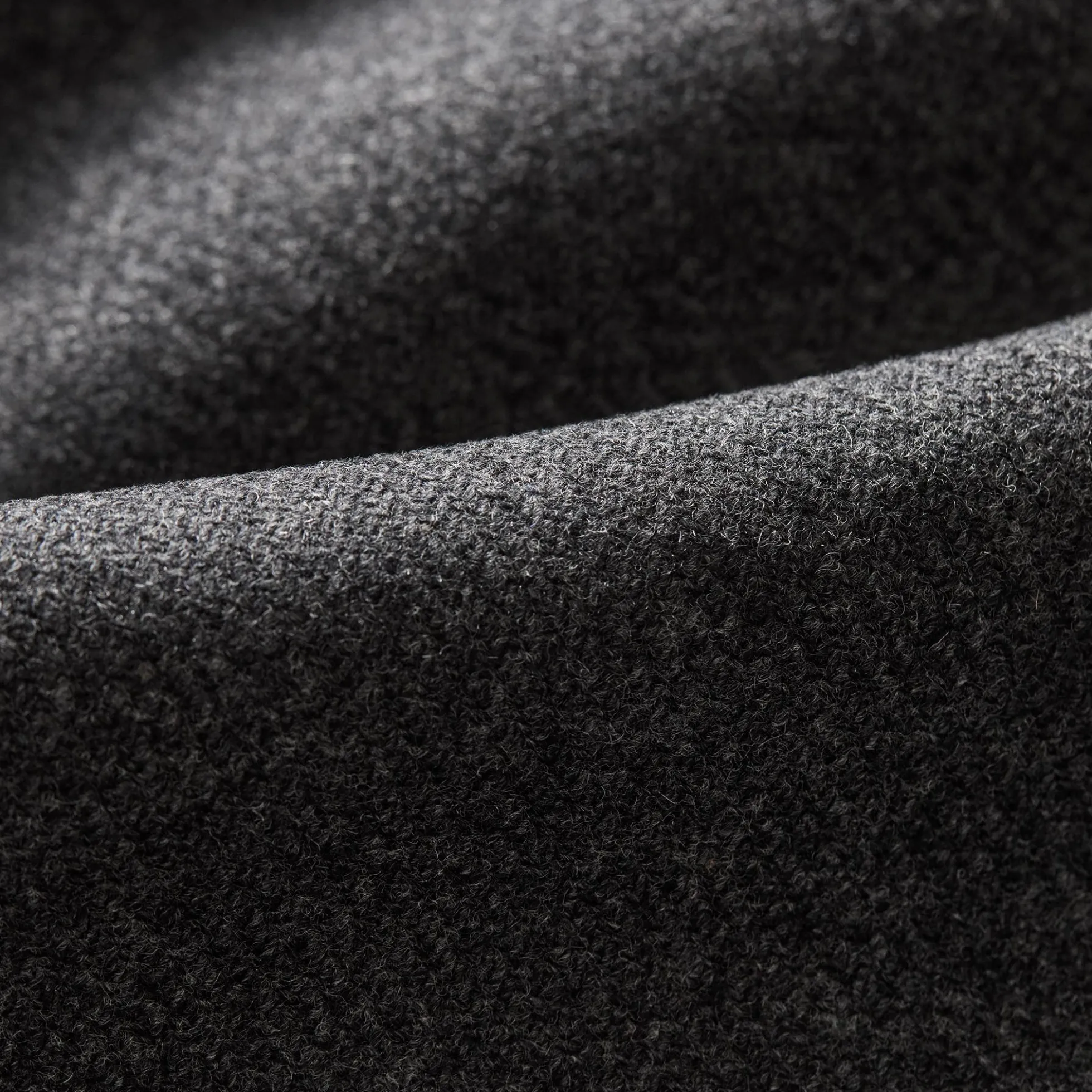 Wing Collar Jacket in Circle Wool