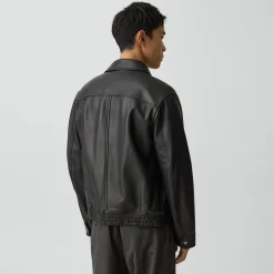 Wyatt Zip Jacket in Leather