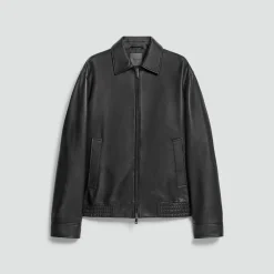 Wyatt Zip Jacket in Leather