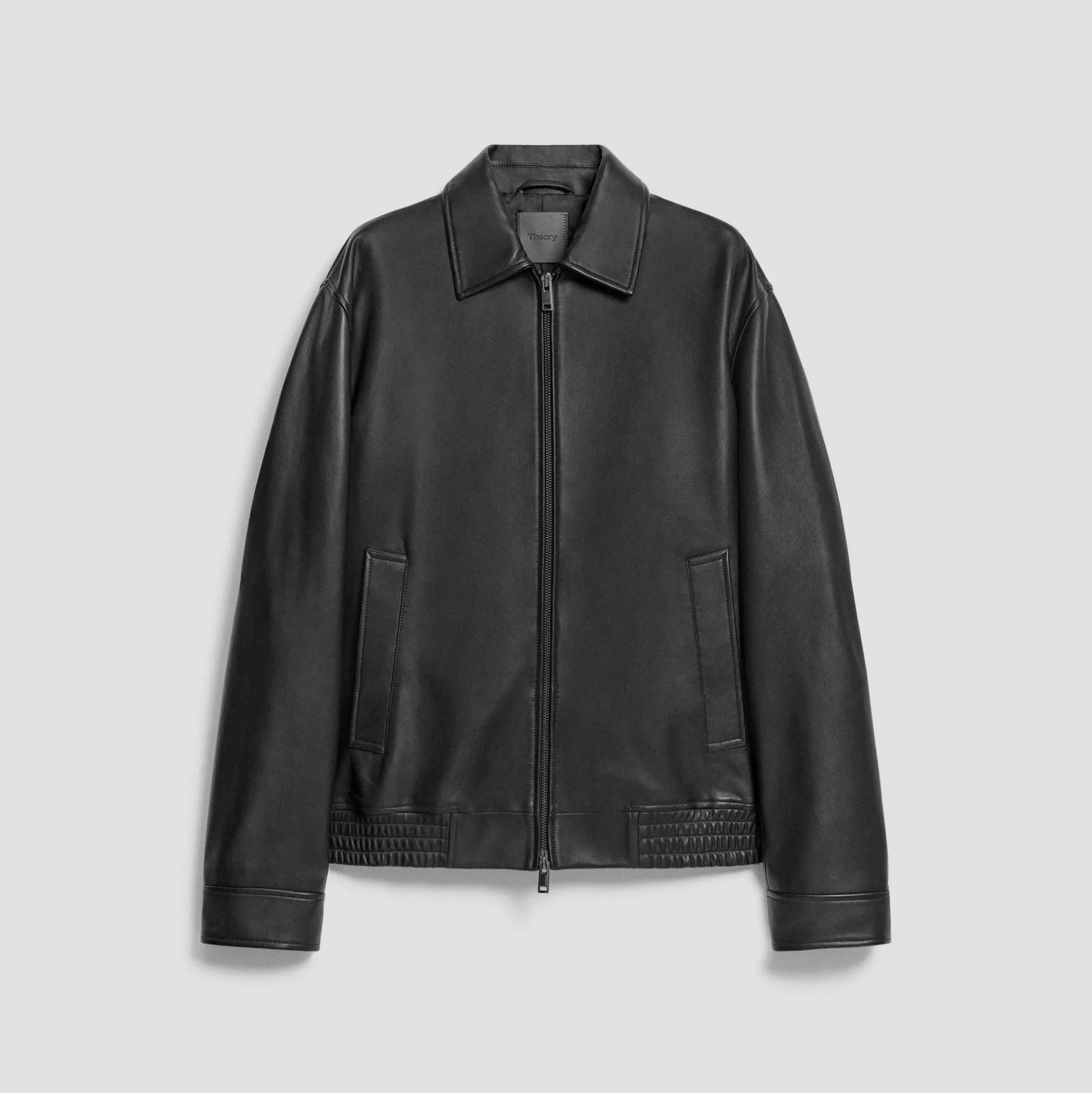 Wyatt Zip Jacket in Leather