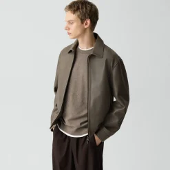 Wyatt Zip Jacket in Leather