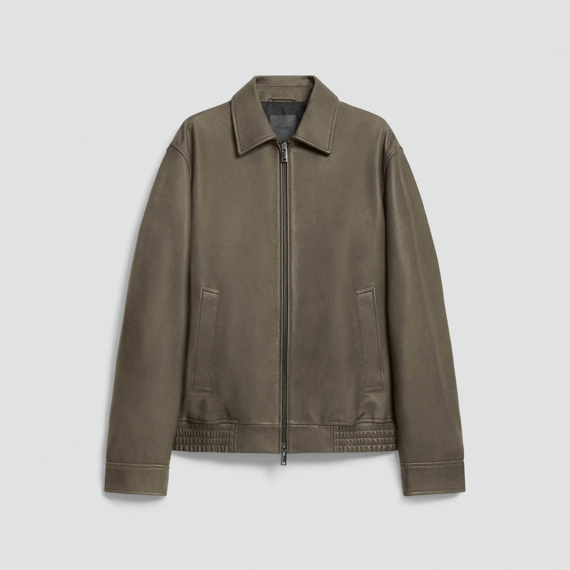 Wyatt Zip Jacket in Leather