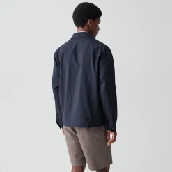 Zip Overshirt in Motion Wool