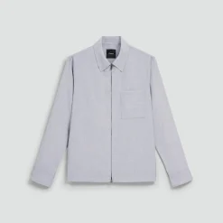 Zip Overshirt in Motion Wool