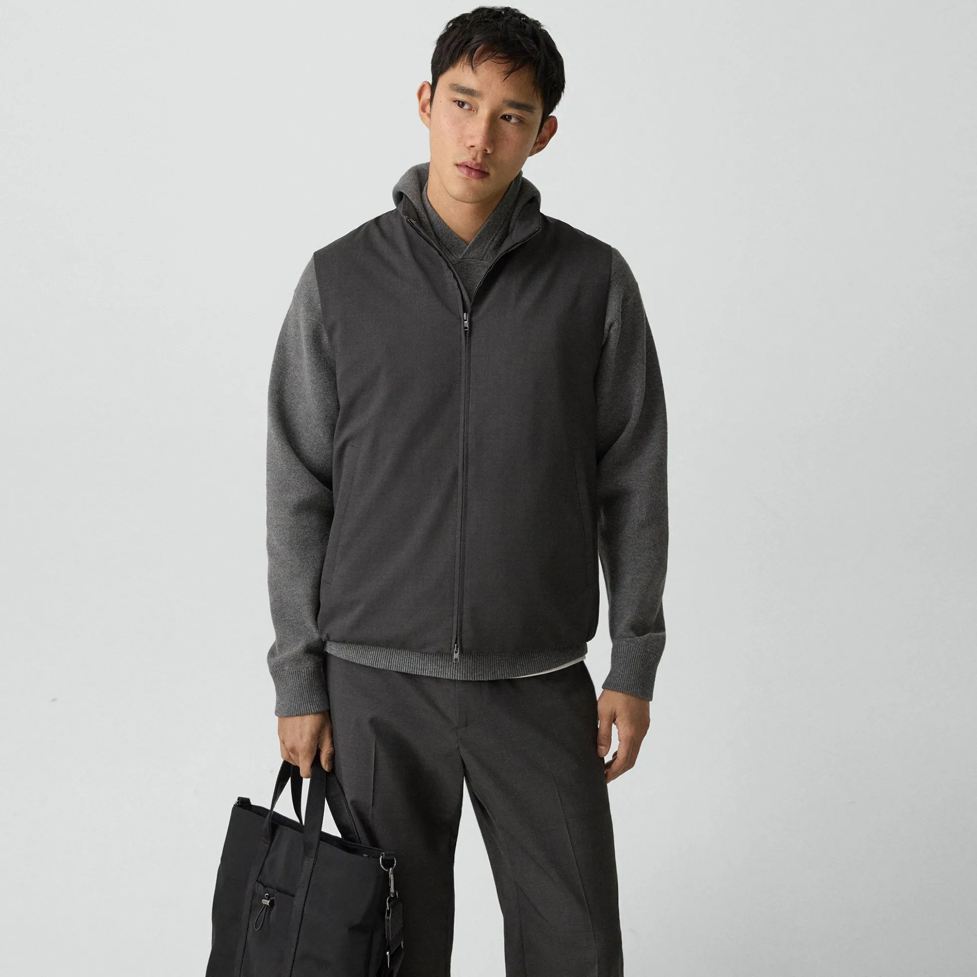 Zip Vest in Motion Wool