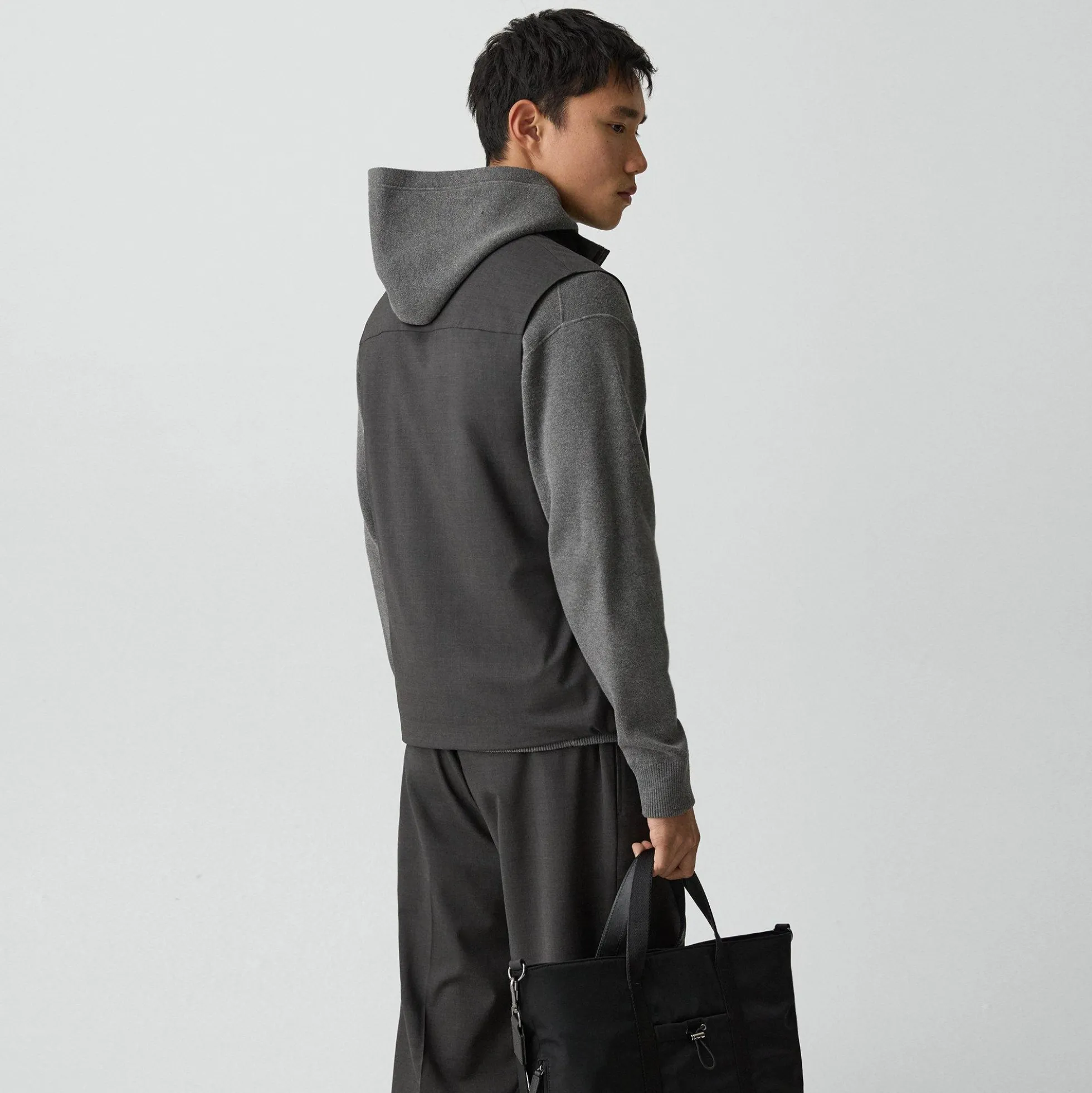 Zip Vest in Motion Wool