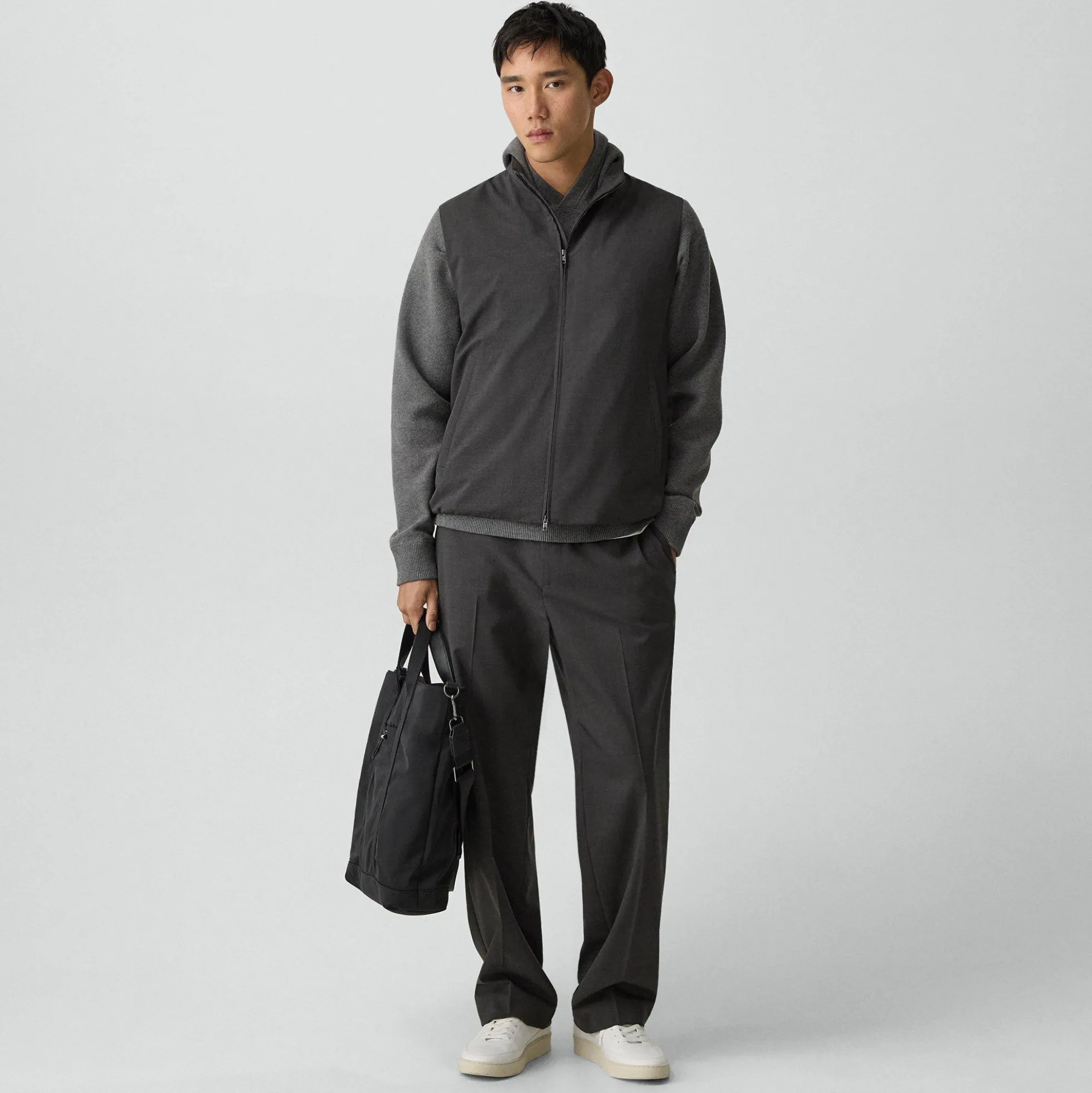 Zip Vest in Motion Wool