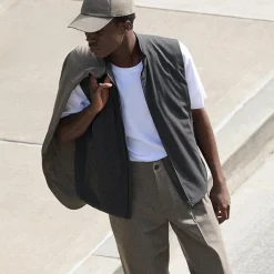 Zip Vest in Motion Wool