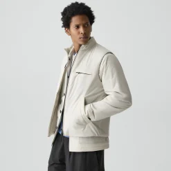 Zip-Up Vest in Motion Nylon