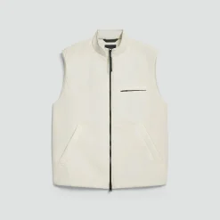 Zip-Up Vest in Motion Nylon