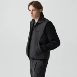 Zip-Up Vest in Motion Nylon