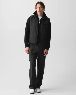 Zip-Up Vest in Motion Nylon